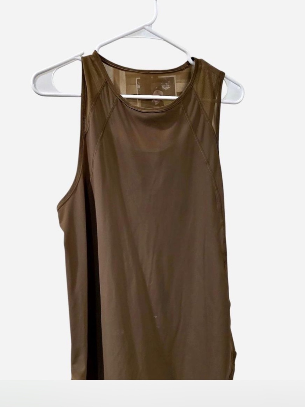Lululemon Brown Sleeveless Athletic Tank Top large